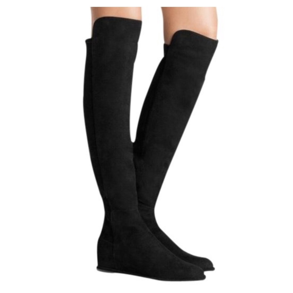 Stuart Weitzman Over the Knee Boots Hidden Wedge